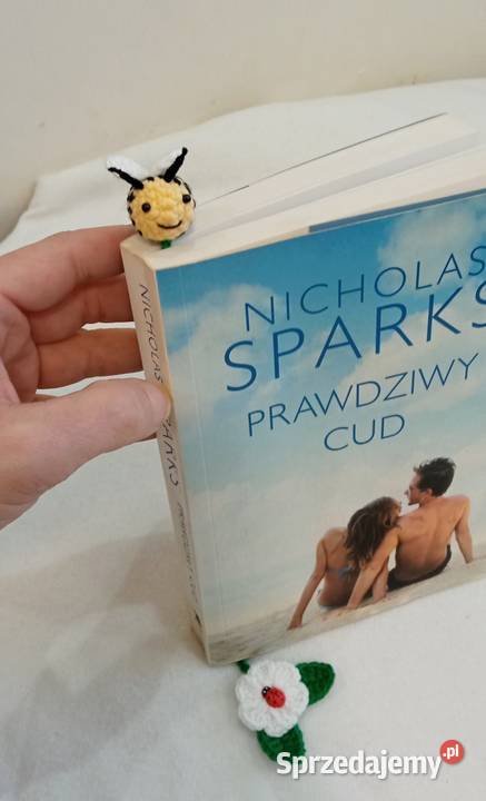 Pszczółka wykonana na szydełku zakładka do łódzkie Łask sprzedam