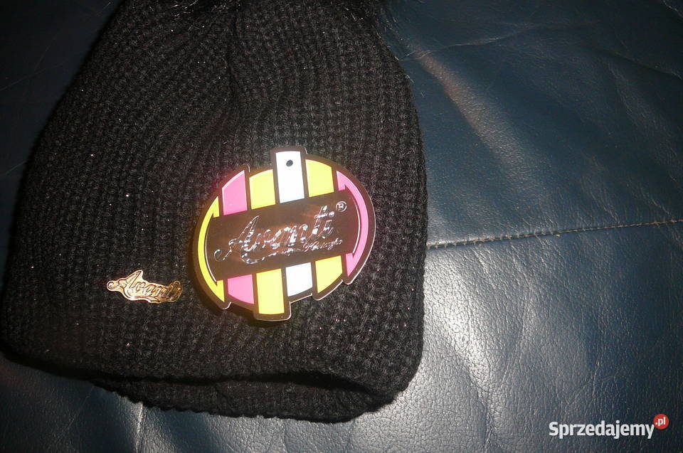 Czapka czarna Avanti Nowa Dla kobiet Wrocław