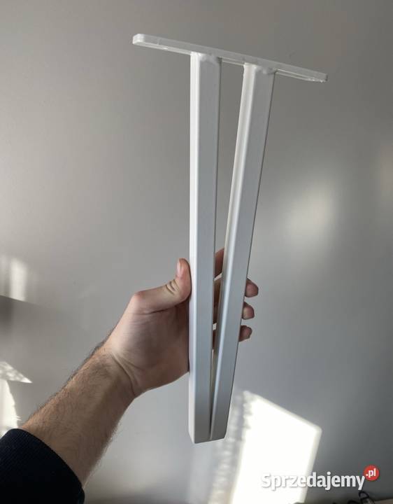 Biała Noga metalowe 70 Stelaż Noga do stołu Bochnia