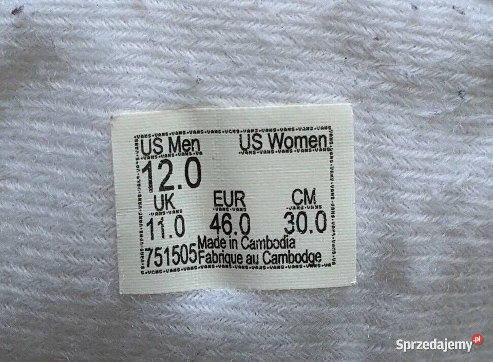 Vans Unisex Off The Wall 751505 Sneakers Warszawa sprzedam