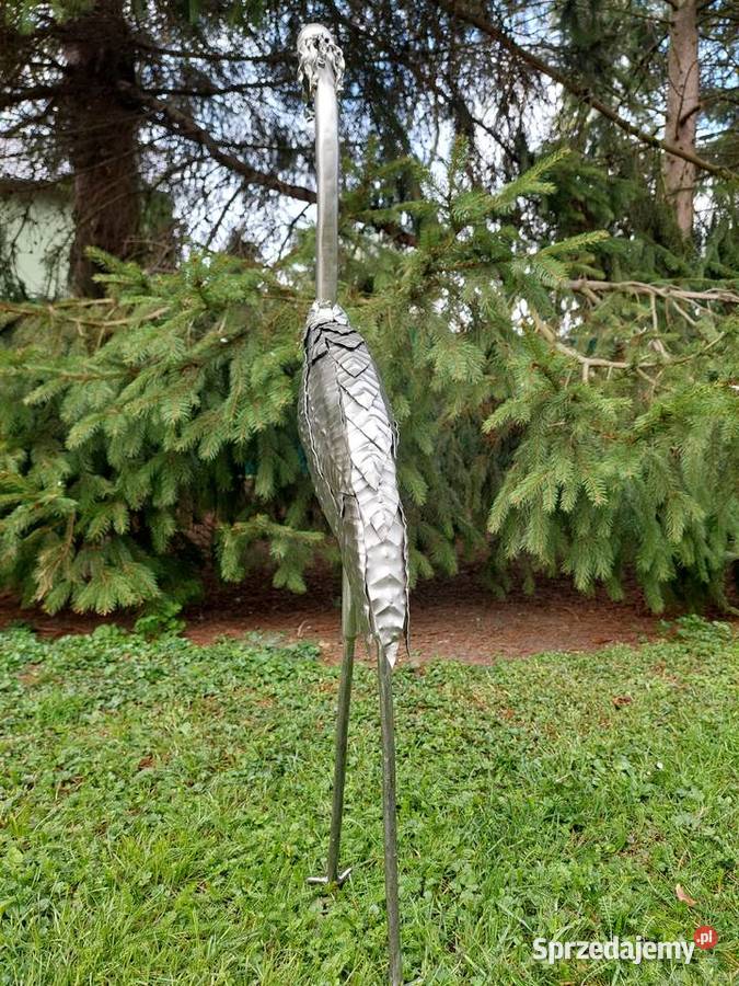 Stalowa figura dekoracyjna stalowy ptak Wrocław sprzedam