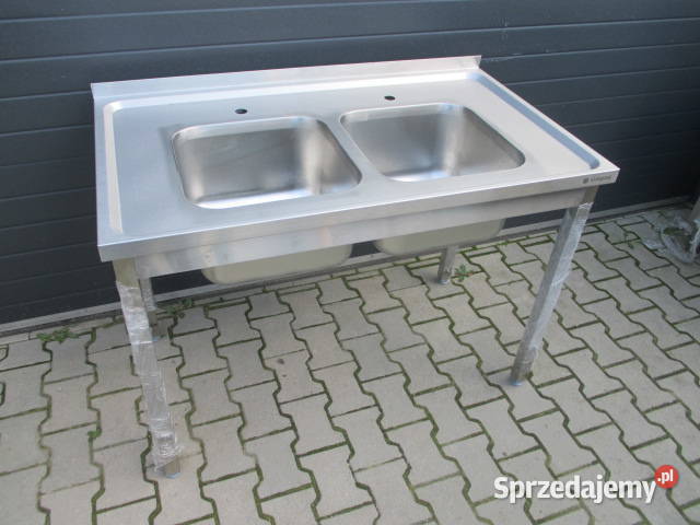 Zlew 2 Komory Dwukomorowy Stal Nierdzewna