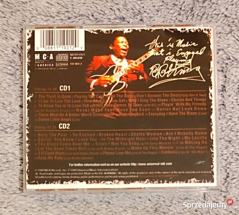 BBKing His Definitive Greatest Hits 2xCD blues Rybnik