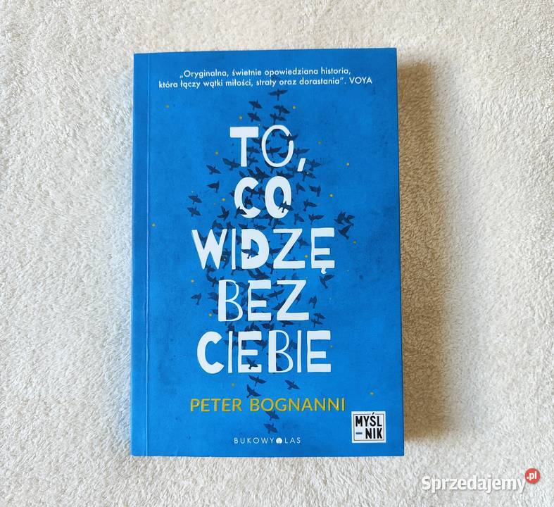 Książka To co widzę bez Peter Bognanni okładka Szczecin