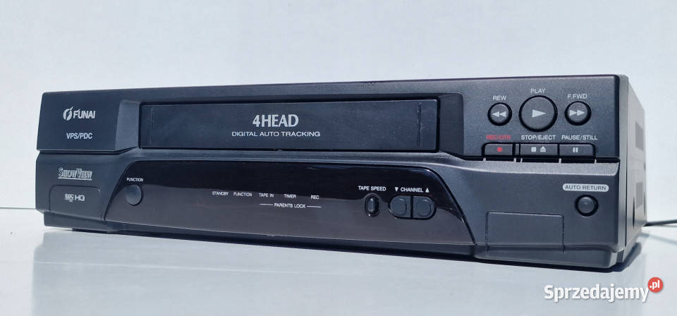 Video magnetowid Funai 4 head Stereo hifi VHS wielkopolskie Międzychód
