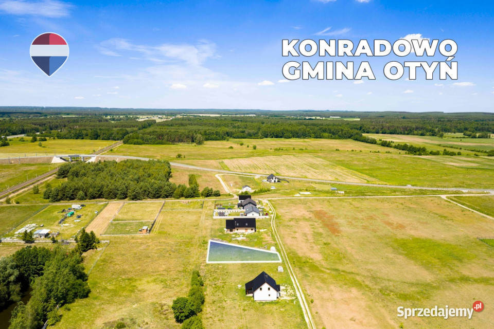Działka budowlana z MPZP w Konradowie k Otynia budowlana Sprzedaż Konradowo