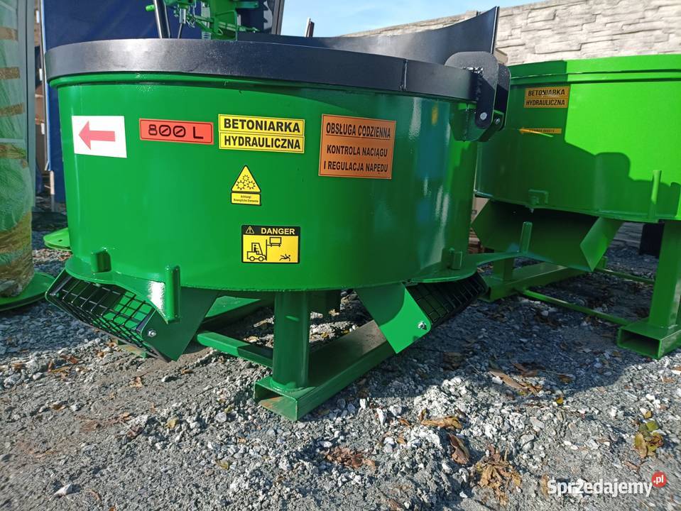 NOWOŚĆ Betoniarka htrauliczna 800L z dwoma Piątek