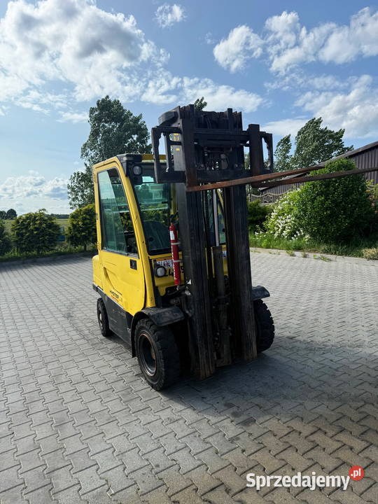 wózek widłowy HYSTER H25FT diesel Yanmar Triplex diesel łódzkie Działoszyn