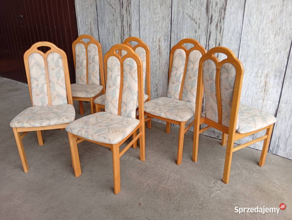 komplet krzeseł 6 sztuk 367