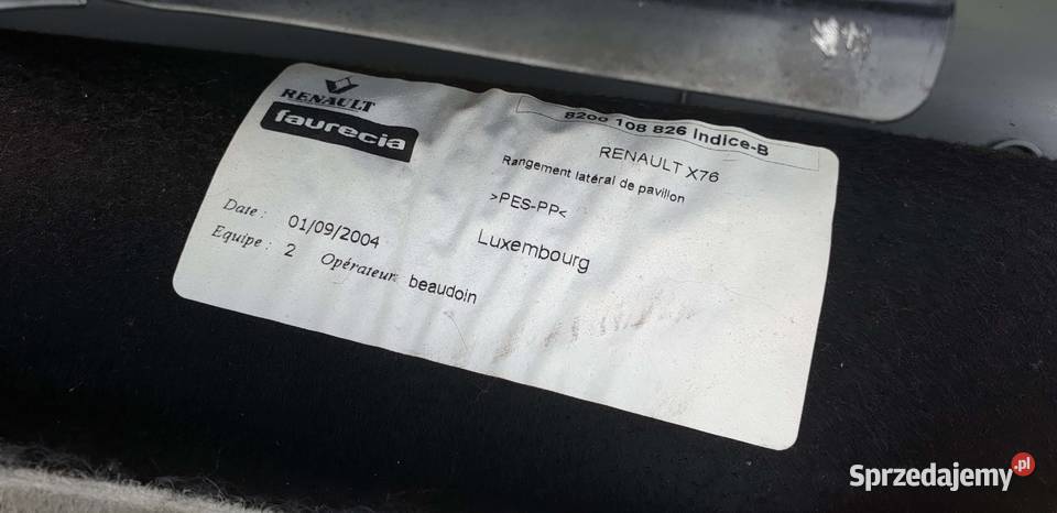 Renault Kangoo mk1 1 I lift schowki schowek Kutno