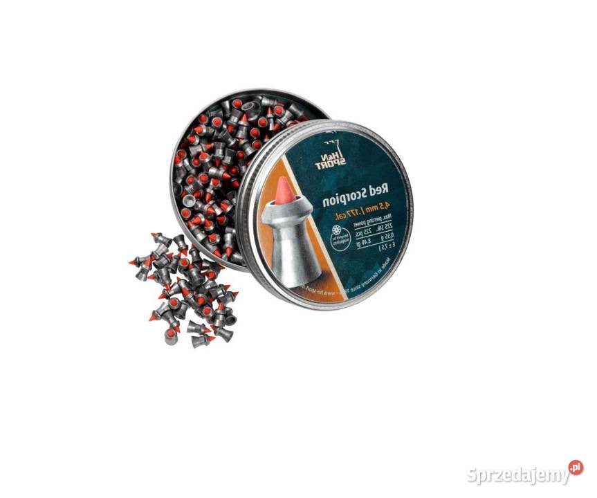 ŚRUT diabolo RED SCORPION 45 mm OSTRY MOCNY Nowy Sącz