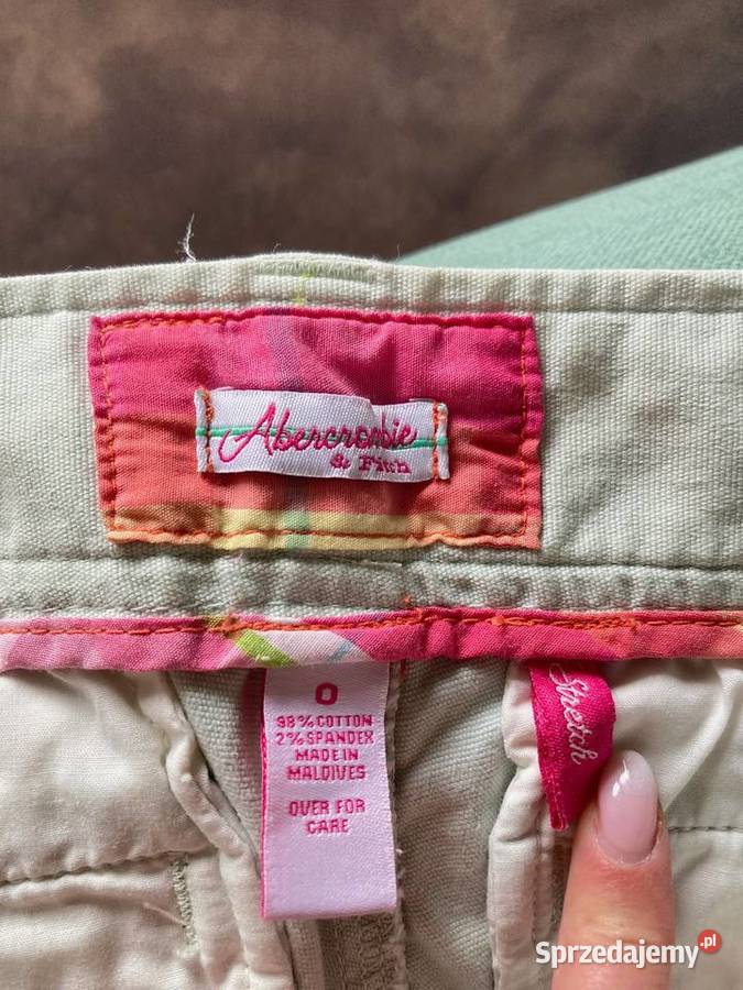 Spodenki szorty bawełna Abercrombie Fitch Nisko