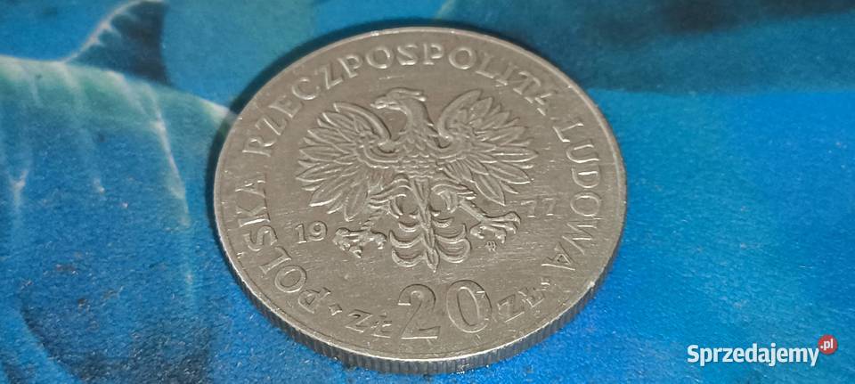 Monety PRL 20 1977 Marceli Nowotko Gliwice