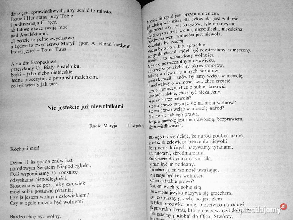 Jam sługa Twój Kazania różne ks bp Józef Chełm