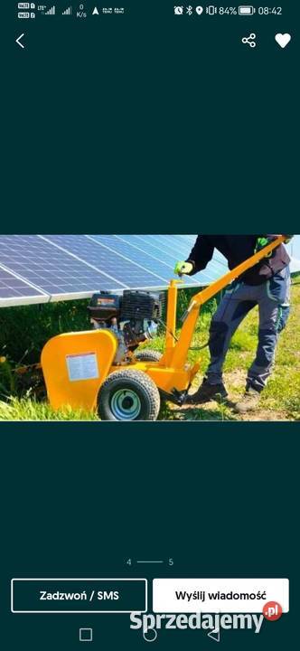 Wynajem sprzętu zagęszczarka glebogryzarka Lniano