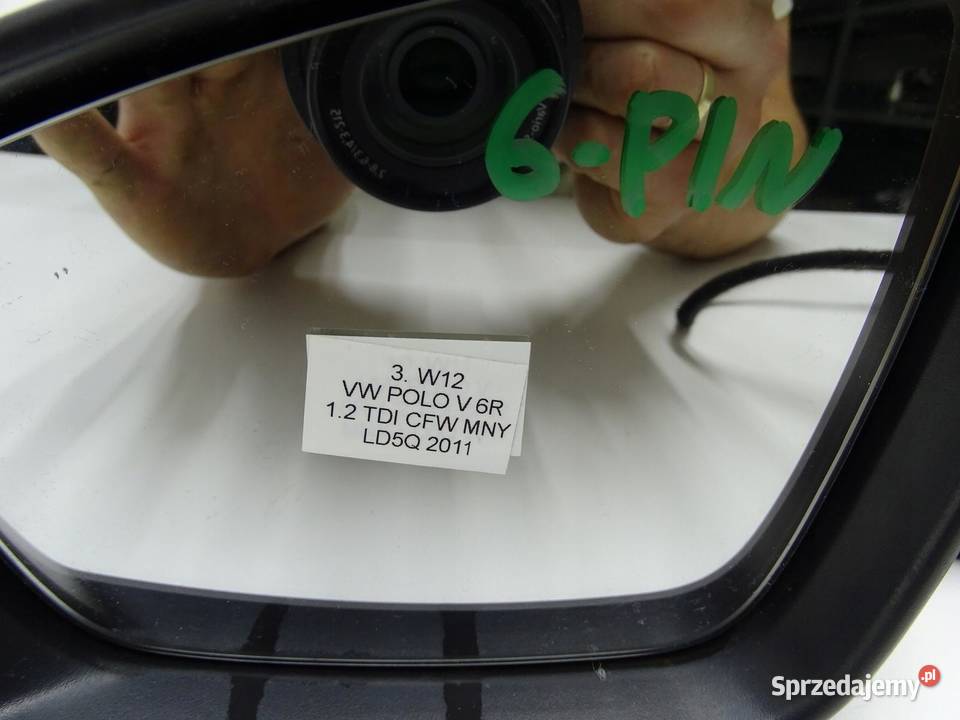 LUSTERKO LEWY PRZÓD LEWE PRZEDNIE LD5Q VW POLO V osobowe