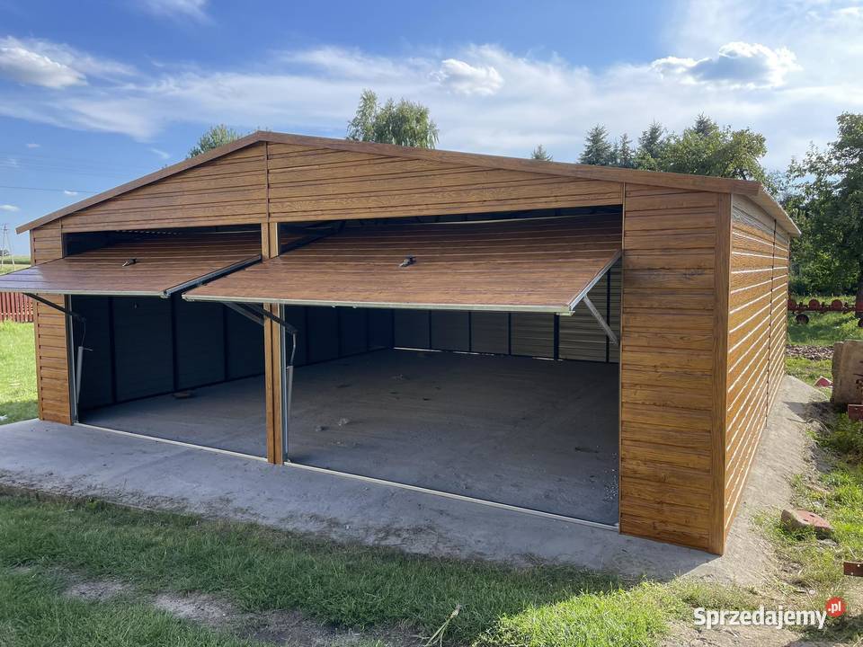 Garaż blaszany 7x5 WZMOCNIONY PROFILAMI lubelskie Lublin