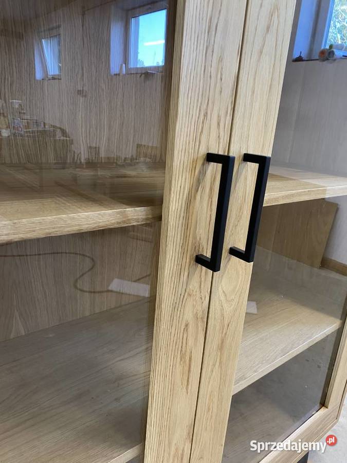 Witryna biblioteczka dębowa Złochowice