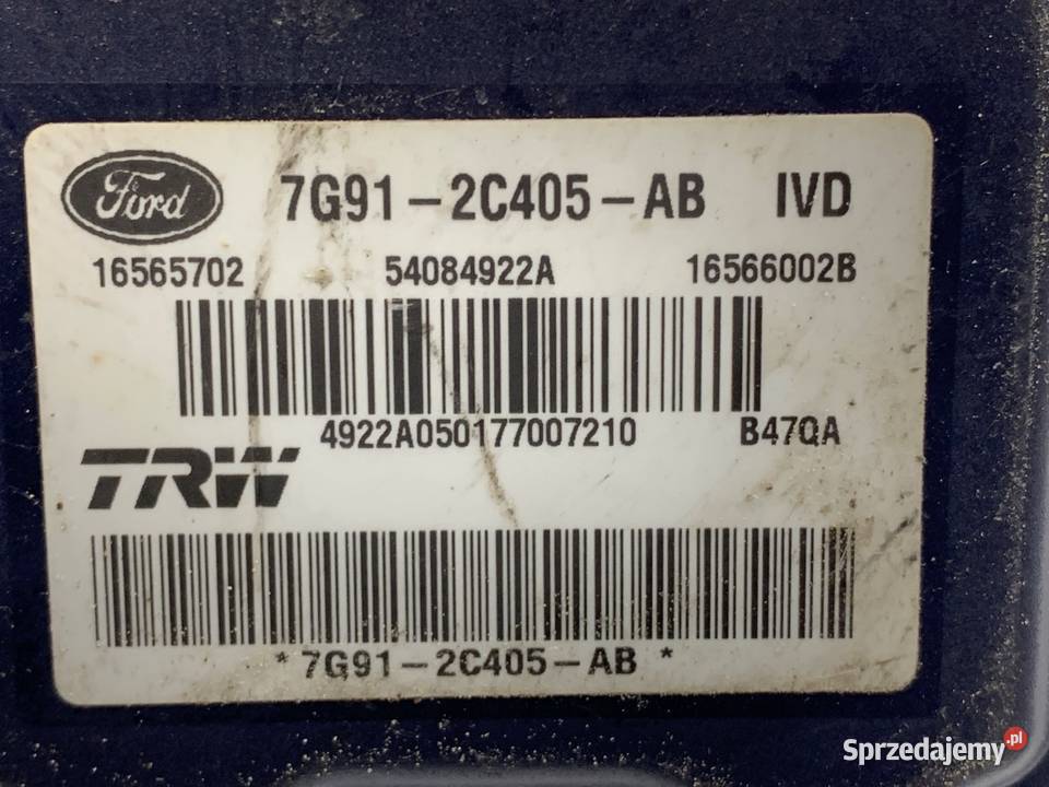 POMPA ABS FORD MONDEO MK4 7G912C405AB 18 125