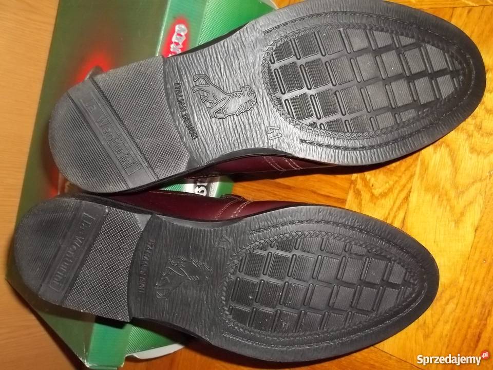 Skórzane półbuty męskie 41 Półbuty