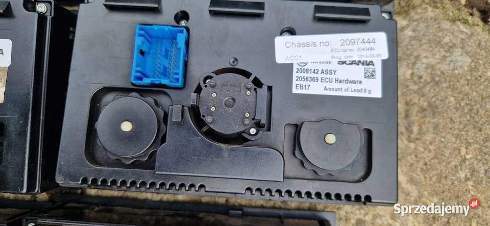 SCANIA panel nawiewu klimatyzacja 2090567 ciężarowe Panele sterowania, przełączniki Zawichost