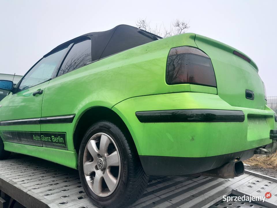 VW Golf IV 20 benzyna 115 z de Karmann alu Led manualna Szamotuły
