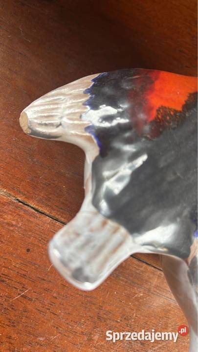 Ceramiczna figurka dwa gile sygnowana Johansson pomorskie