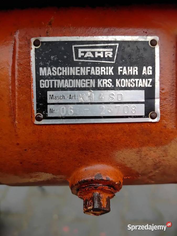 Przetrząsarka przewracarka FAHR KH 4Sd pająk do