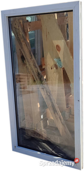 OKNA KacprzaK Witryna 76x133 FIX Używany PCV Siedlce