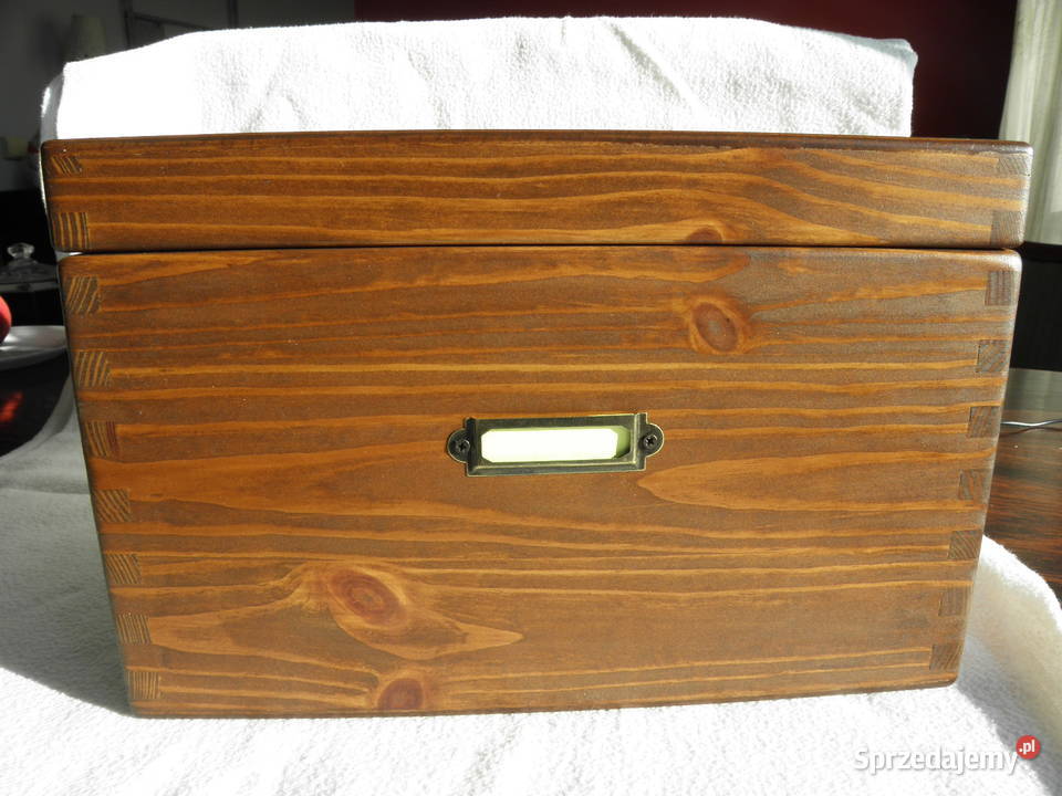 Kuferek skrzynka szkatułka drewniana śląskie Jastrzębie