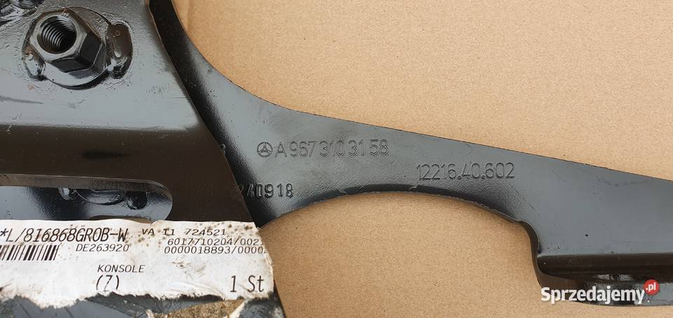 MERCEDES ATEGO III 3 WYWROT UCHWYT KABINY ciężarowe lubuskie Bieleń