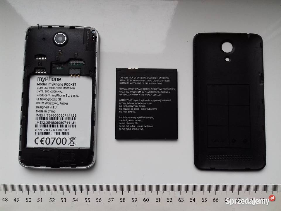 Smartfon MyPhone Pocket Black w kartoniku ładny myPhone Bydgoszcz