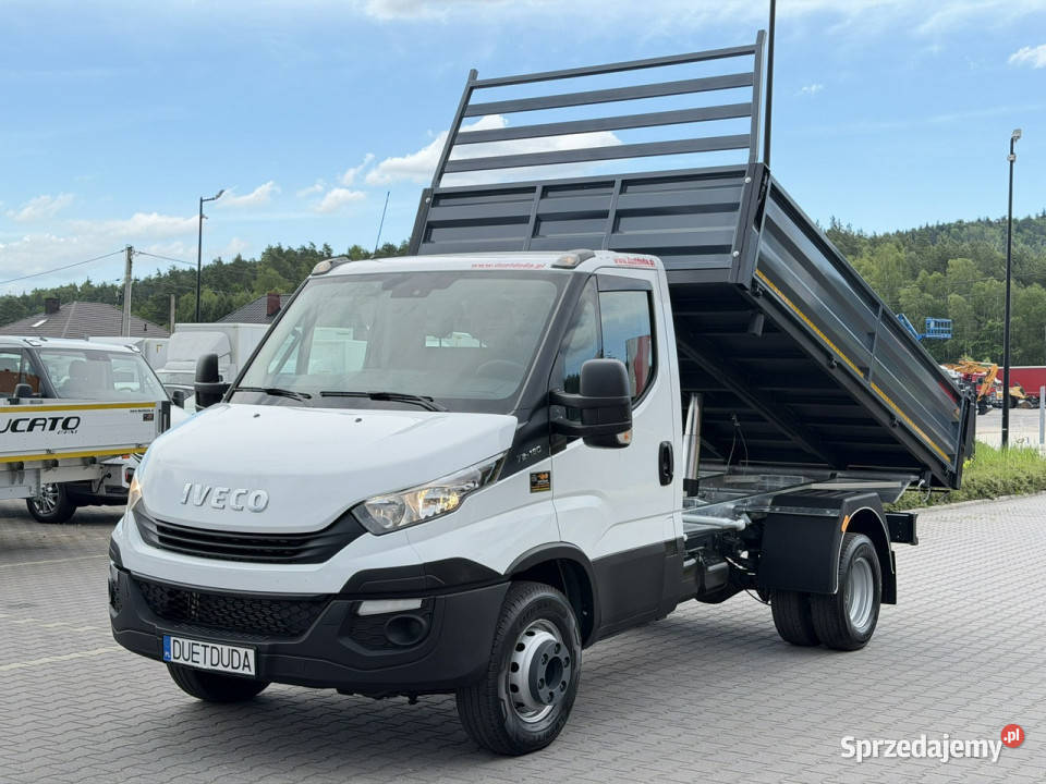 Iveco Daily 70C18 V H DMC 35t Kat B Wywrotka biały świętokrzyskie Widełki sprzedam