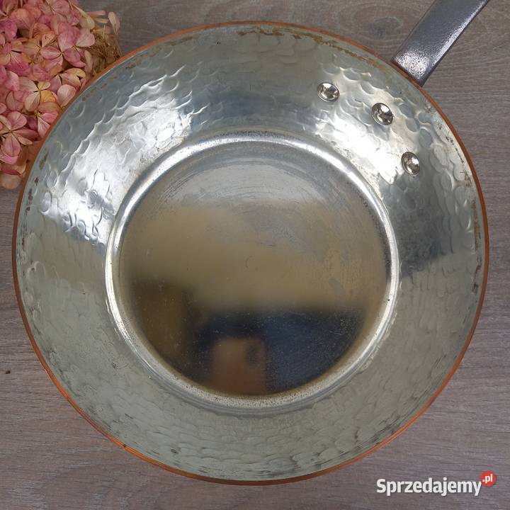 Profesjonalna miedziana patelnia stożkowa poj 3 mazowieckie Warszawa