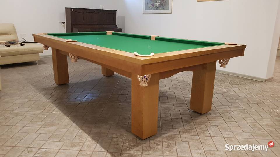 Ekskluzywny Stół Bilardowy OSKAR 3w1 z Drewna Krzyżowice