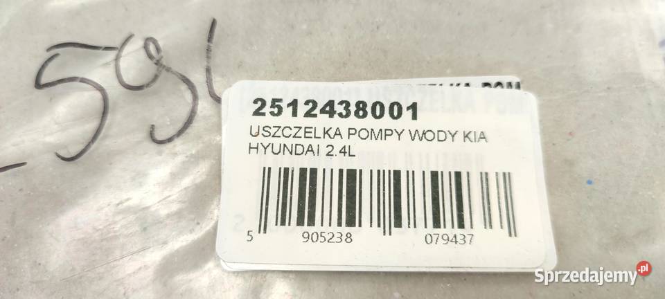 USZCZELKA POMPY WODY HYUNDAI H1 KIA SORENTO 9706