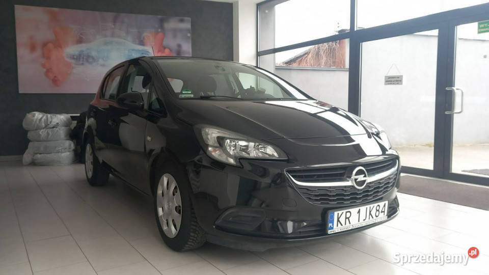 Opel Corsa Enjoy 14 75 salon Polska bezwypadkowa Hatchback Łódź