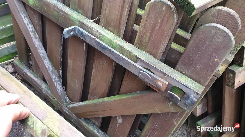Sprzedam płotek Drewniany kotwy belki furtka Puszczykowo