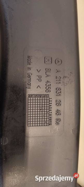 MERCEDES W211 OSŁONA SŁUPKA PRAWA A 2116907025