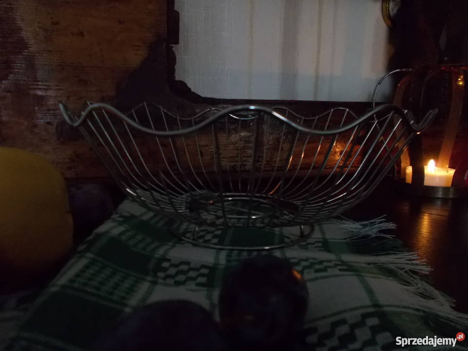 Kosz Na Owoce Orzechy Słodycze Koszyk Lata PRL Antyki, Sztuka, Kolekcje Szczecin