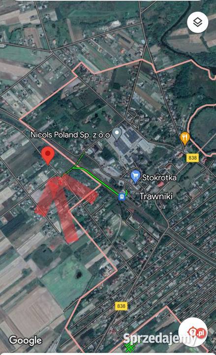 Działka budowlana 40 ar lubelskie Trawniki-Kolonia