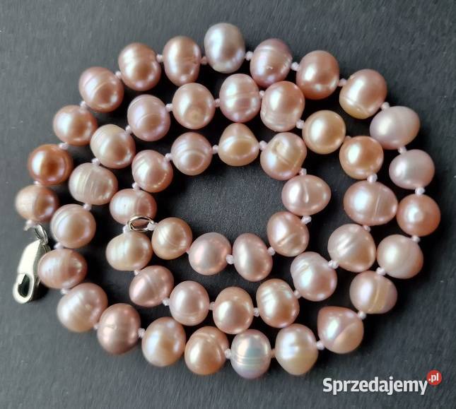 PERŁY NATURALNE BAROKOWE NASZYJNIK SŁONOWODNE Częstochowa
