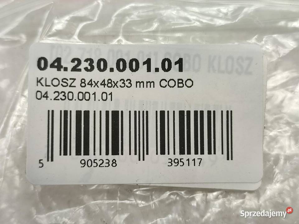 KLOSZ POMARAŃCZOWY 84x4833mm NOWY COBO lubelskie sprzedam