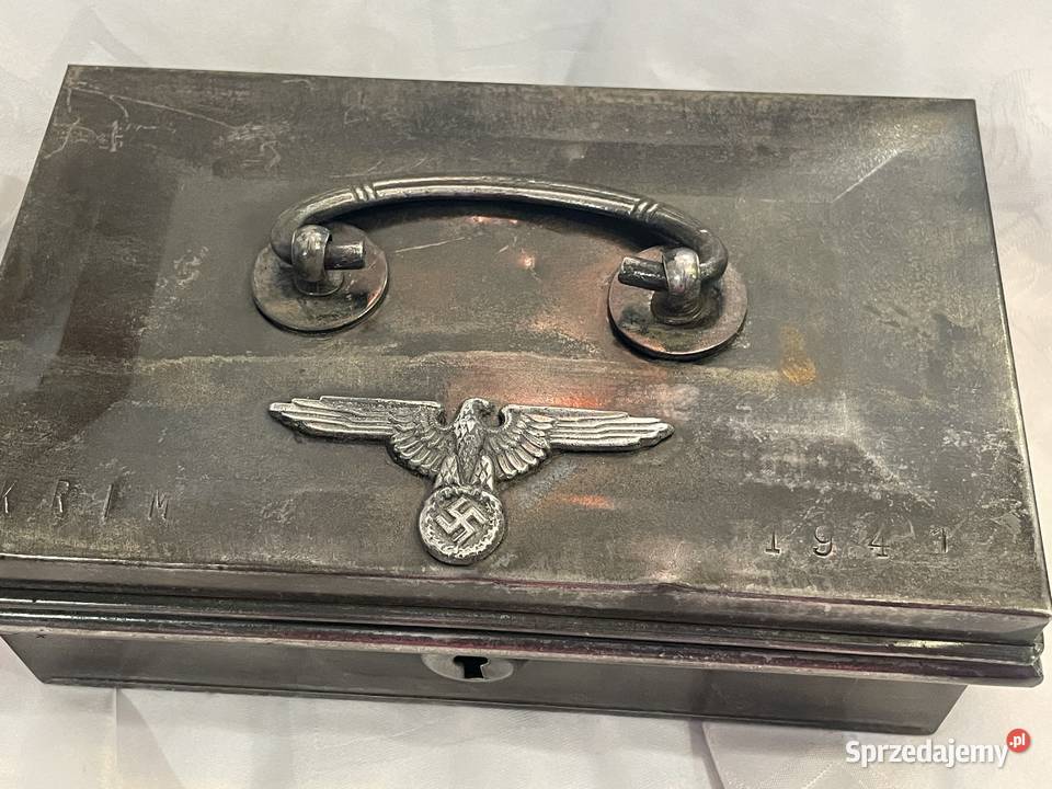 Metalowa kasetka III Rzesza KRIM 1941 sprzedam