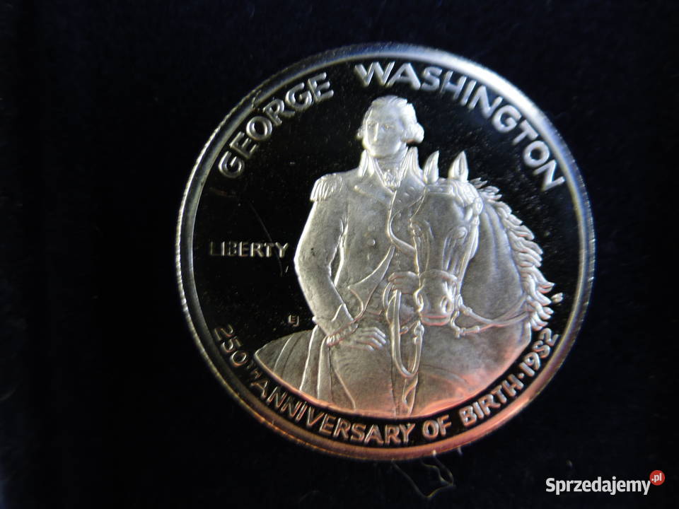 Srebrna moneta Half Dollar USA George Washington