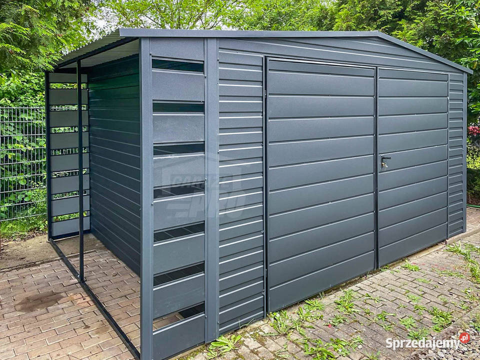 Schowek Domek Ogrodowy 4x3m Wiata 05m Brama