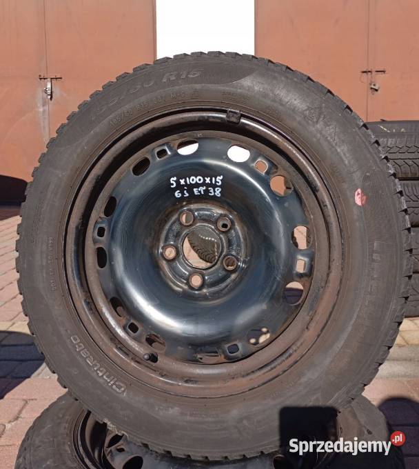1 x Felga stalowa VW 6JX15 ET38 5X100 60x15 stalowe Skołoszów
