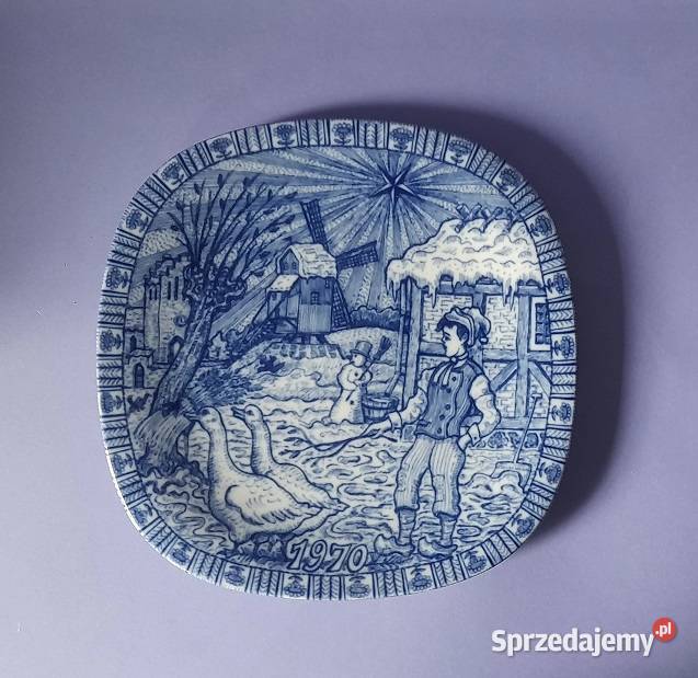 Talerz Kolekcjonerski Świąteczny Talerz Ścienny Pozostałe Rotmanka