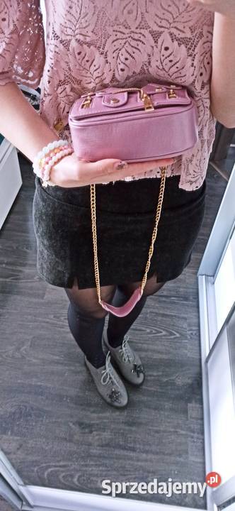 Różowa torebka skórzana kurtka TANIO Warszawa