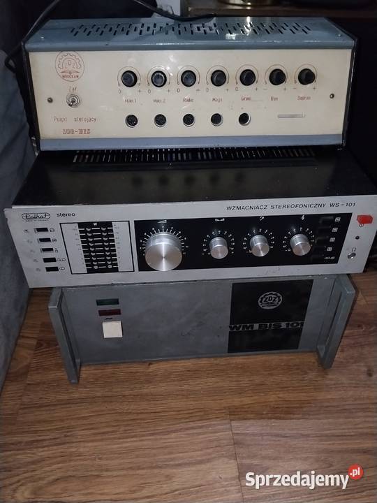 Sprzęt audio lat 70 tych wzmacniacz lampowy Świętochłowice